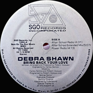 Debra Shawn ‎– Bring Back Your Love (Used Vinyl)
