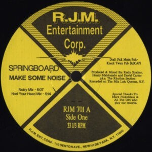 Springboard ‎– Make Some Noise (Used Vinyl) (12'')