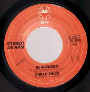 Cheap Trick ‎– Surrender (Used Vinyl)