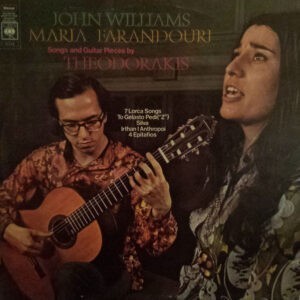 Theodorakis, John Williams (7), Maria Farandouri ‎– Songs And Guitar Pieces By Theodorakis (Used Vinyl)