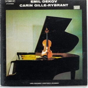 Emil Dekov, Carin Gille-Rybrant ‎– Linde, Pergament, Christoskov, Goleminov (Used Vinyl)