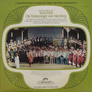 Herbert Von Karajan, Richard Wagner ‎– Die Meistersinger Von Nürnberg (Complete Opera In Three Acts) (Used Vinyl)