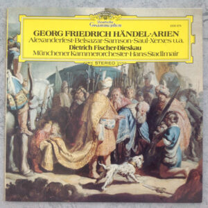 Georg Friedrich Händel - Dietrich Fischer-Dieskau, Münchener Kammerorchester, Hans Stadlmair ‎– Arien (Alexanderfest • Belsazar • Samson • Saul • Xerxes U.a.) (Used Vinyl)