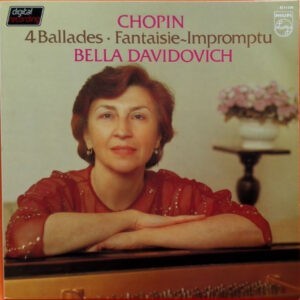 Chopin, Bella Davidovich ‎– 4 Ballades ∙ Fantaisie-Impromptu (Used Vinyl)