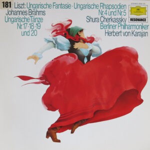 Liszt / Johannes Brahms - Herbert von Karajan, Berliner Philharmoniker, Shura Cherkassky ‎– Ungarische Fantasie • Ungarische Rhapsodien Nr. 4 Und Nr.5 / Ungarische Tänze Nr. 17 • 18 • 19 Und 20 (Used Vinyl)