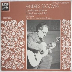 Andrés Segovia ‎– Castelnuovo-Tedesco Guitar Concerto No. 1 (Used Vinyl)