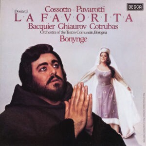 Donizetti, Cossotto, Pavarotti, Bacquier, Ghiaurov, Cotrubas, Orchestra Of The Teatro Comunale, Bologna, Bonynge ‎– La Favorita (Used Vinyl) (BOX)