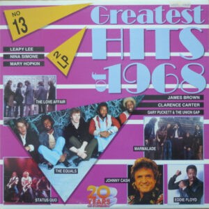 Various ‎– Greatest Hits Of 1968 (Used Vinyl)
