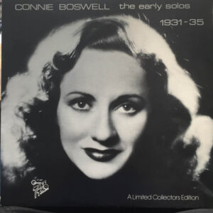 Connie Boswell ‎– The Early Solos 1931 - 35 (Used Vinyl)