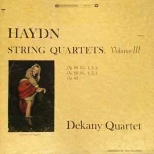 Haydn, Dekany Quartet ‎– String Quartets, Volume III (Used Vinyl) (BOX)