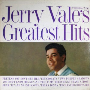 Jerry Vale ‎– Jerry Vale's Greatest Hits (Used Vinyl)