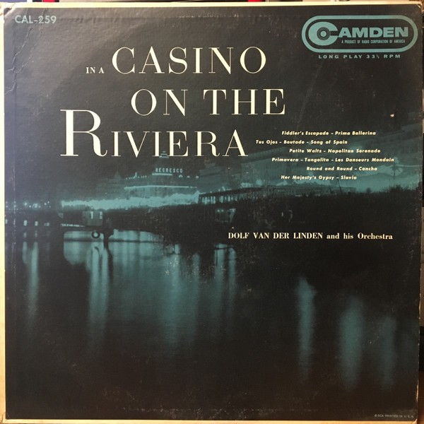 Dolf van der Linden and His Orchestra ‎– Casino On The Riviera (Used Vinyl)