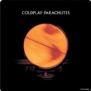 Coldplay Parachutes Logo Cork Coaster