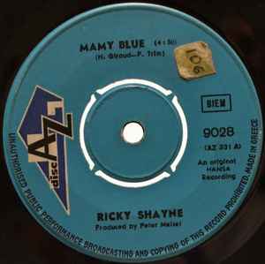 Ricky Shayne ‎– Mamy Blue (Used Vinyl) (7")