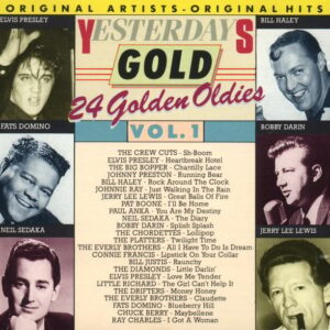 Various ‎– Yesterdays Gold Vol. 1 (24 Golden Oldies) (Used Vinyl)
