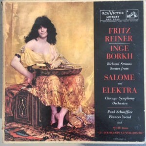 Richard Strauss, Fritz Reiner, The Chicago Symphony Orchestra, Inge Borkh ‎– Scenes from Elektra and Salome and Suite from Le Bourgeois Gentilhomme (Used Vinyl) (BOX)