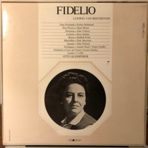 Ludwig van Beethoven, Otto Klemperer, Jon Vickers, Sena Jurinac ‎– Fidelio (Used Vinyl) (BOX)