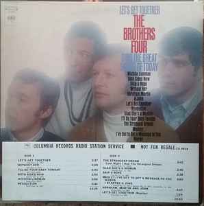 The Brothers Four ‎– Let's Get Together (Used Vinyl)