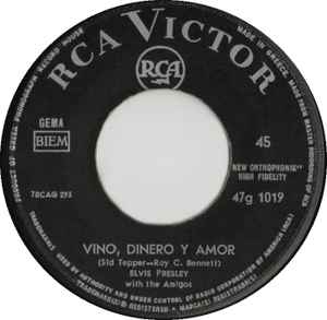 Elvis Presley ‎– Vino, Dinero Y Amor (Used Vinyl) (7")