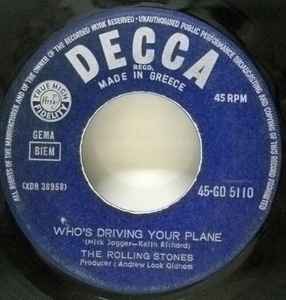 The Rolling Stones ‎– Have You Seen Your Mother, Baby, Standing In The Shadow? / Who's Driving Your Plane (Used Vinyl) (7")