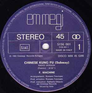 F. Machine ‎– Chinese Kung Fu (Subway) (Used Vinyl) (12")