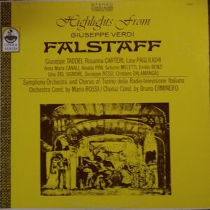 Giuseppe Verdi ‎– Highlights from Falstaff