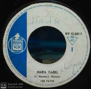 Los Payos ‎– Maria Isabel / Compasion (Used Vinyl) (7")