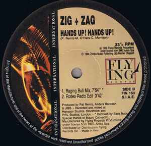 Zig + Zag ‎– Hands Up! Hands Up! (Used Vinyl) (12")