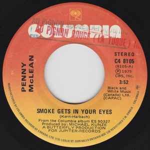 Penny McLean ‎– Smoke Gets In Your Eyes (Used Vinyl) (7")