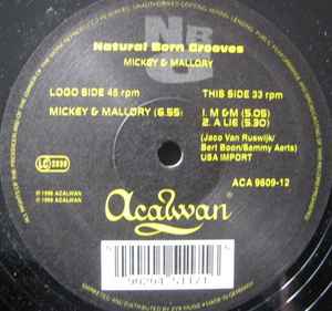 Natural Born Grooves ‎– Mickey & Mallory (Used Vinyl) (12")