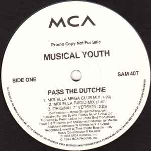 Musical Youth ‎– Pass The Dutchie (Used Vinyl) (12")
