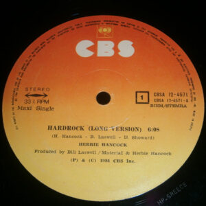 Herbie Hancock ‎– Hardrock (Long Version) (Used Vinyl) (12")