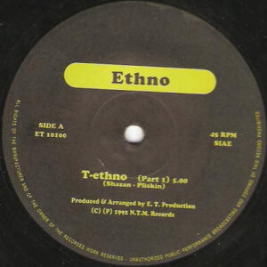 Ethno ‎– T-Ethno (Used Vinyl) (12")