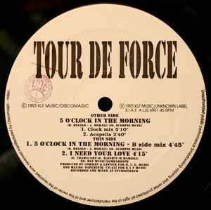 Tour De Force ‎– 5 O'Clock In The Morning (Used Vinyl) (12")