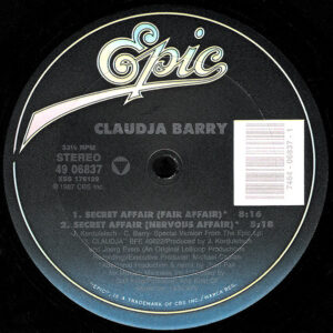 Claudja Barry ‎– Secret Affair (Used Vinyl) (12'')