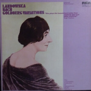 J.S. Bach - Wanda Landowska ‎– Goldberg Variations (Used Vinyl)
