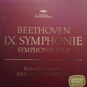 Beethoven - Berliner Philharmoniker / Herbert von Karajan ‎– IX. Symphonie / Symphonie Nr. 8 (Used Vinyl)