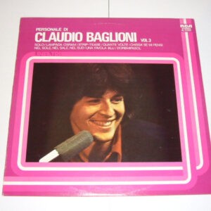 Claudio Baglioni ‎– Personale Di Claudio Baglioni Vol. 3 (Used Vinyl)