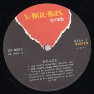 Kraze / Jomanda ‎– The Party / Make My Body Rock (Feel It) (Used Vinyl) (12'')