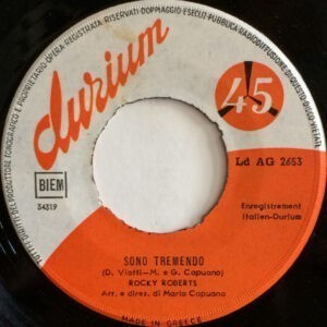 Rocky Roberts ‎– Sono Tremendo (Used Vinyl) (7'')