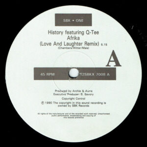 History Featuring Q-Tee ‎– Afrika (Love And Laughter Remix) (Used Vinyl) (12'')