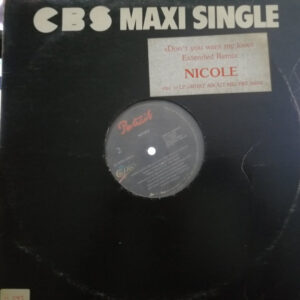 Nicole ‎– Don't You Want My Love (Used Vinyl) (12'')