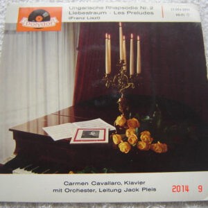 Carmen Cavallaro ‎– Ungarische Rhapsodie Nr.2 - Liebestraum - Les Preludes (Used Vinyl) (7'')
