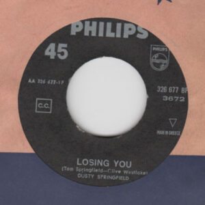 Dusty Springfield ‎– Losing You (Used Vinyl) (7'')