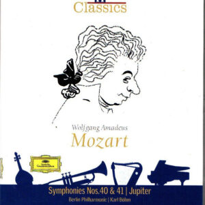Wolfgang Amadeus Mozart, Berliner Philharmoniker, Karl Böhm ‎– Symphonies Nos. 40& 41/Jupiter (Used CD)