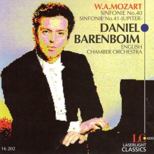 Daniel Barenboim, English Chamber Orchestra, W.A. Mozart ‎– Sinfonie No. 40 / Sinfonie No. 41-Jupiter (CD)