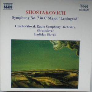 Shostakovich, Czecho-Slovak Radio Symphony Orchestra (Bratislava), Ladislav Slovák ‎– Symphony No. 7 In C Major 'Leningrad' (Used CD)