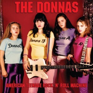 The Donnas ‎– American Teenage Rock 'N' Roll Machine (Fire Orange With Black Swirl)