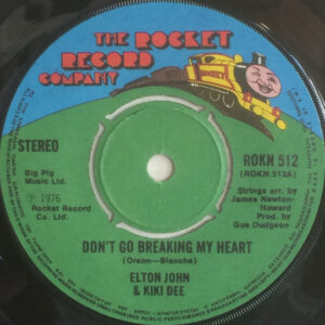 Elton John & Kiki Dee ‎– Don't Go Breaking My Heart / Snow Queen (7'') (Used Vinyl)