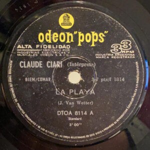 Claude Ciari ‎– La Playa (7'') (Used Vinyl)